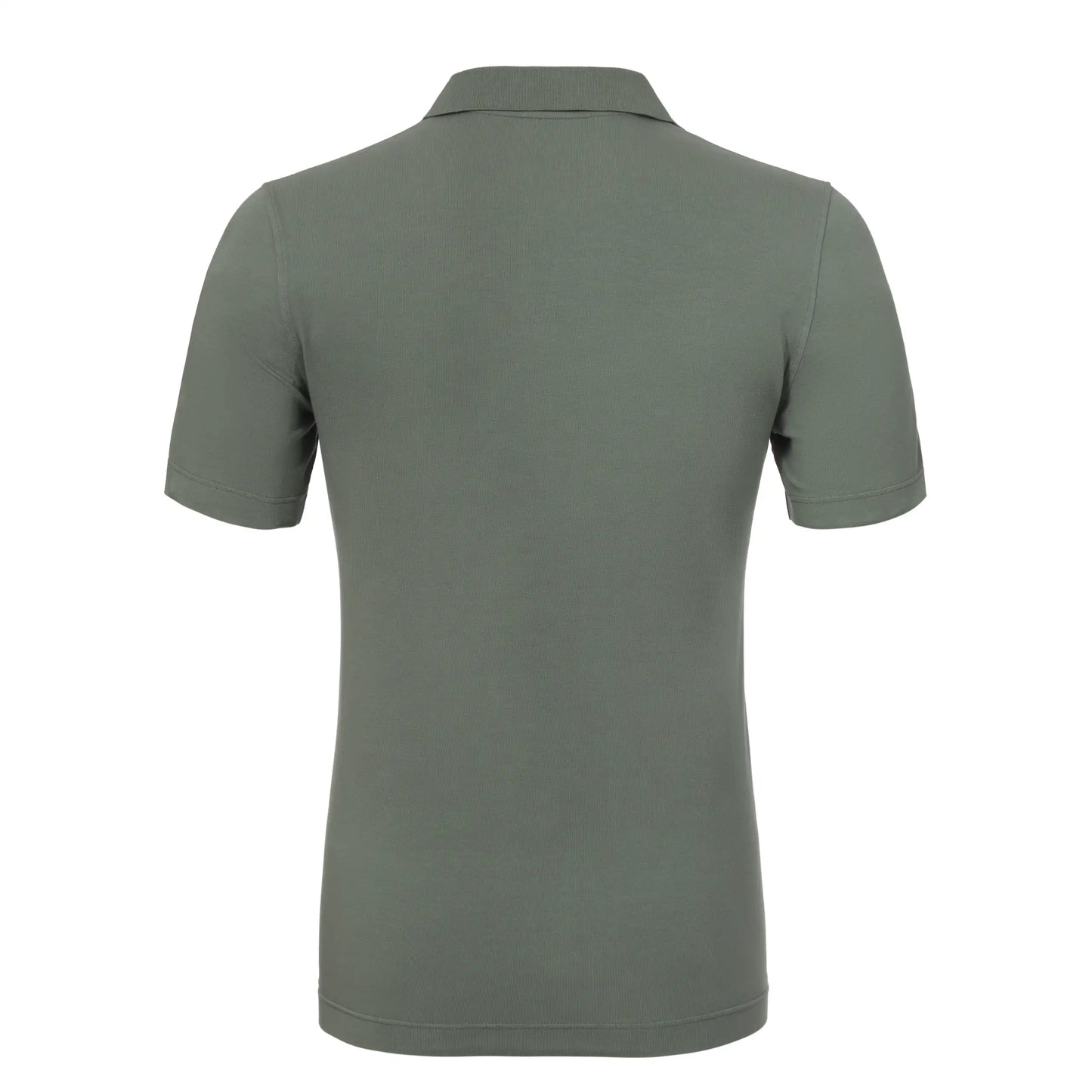 T-Shirt Crew Cotton Jersey Polo T-Shirt in Sage Green