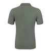 T-Shirt Crew Cotton Jersey Polo T-Shirt in Sage Green