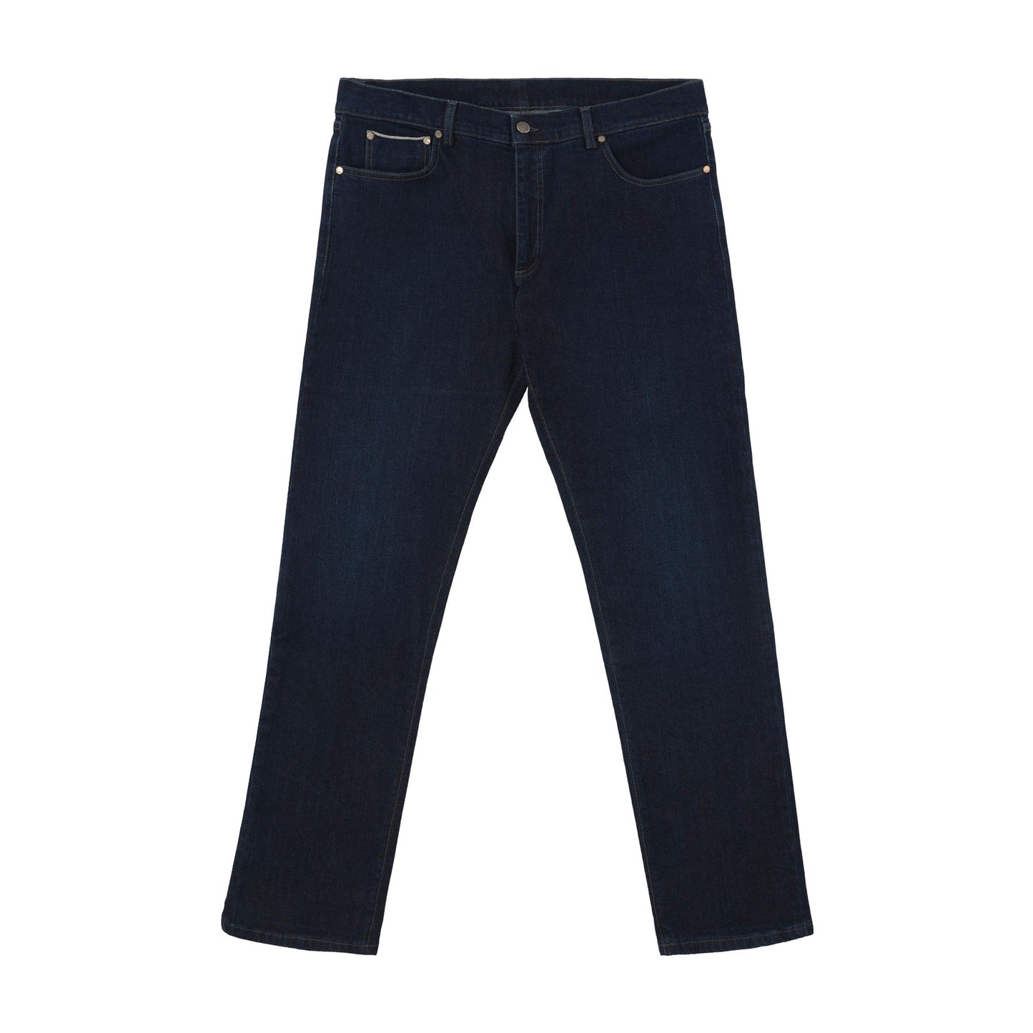 Cesare Attolini Regular-Fit Stretch-Cotton Denim Blue Jeans - SARTALE
