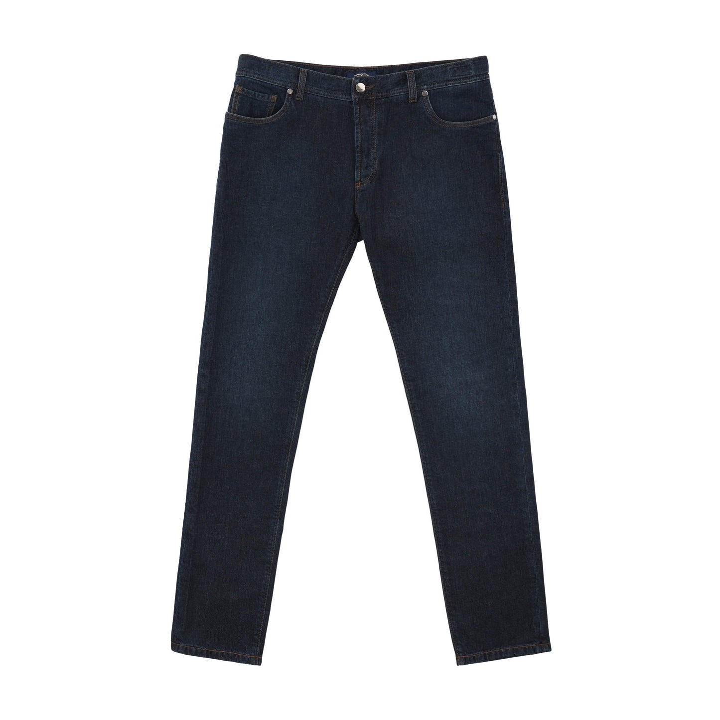 Cesare Attolini Regular-Fit Stretch-Cotton and Cashmere-Blend Denim Blue Jeans - SARTALE
