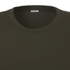 Baumwoll-T-Shirt mit Rundhalsausschnitt in Grün