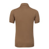 Cotton Polo Shirt in Coffee