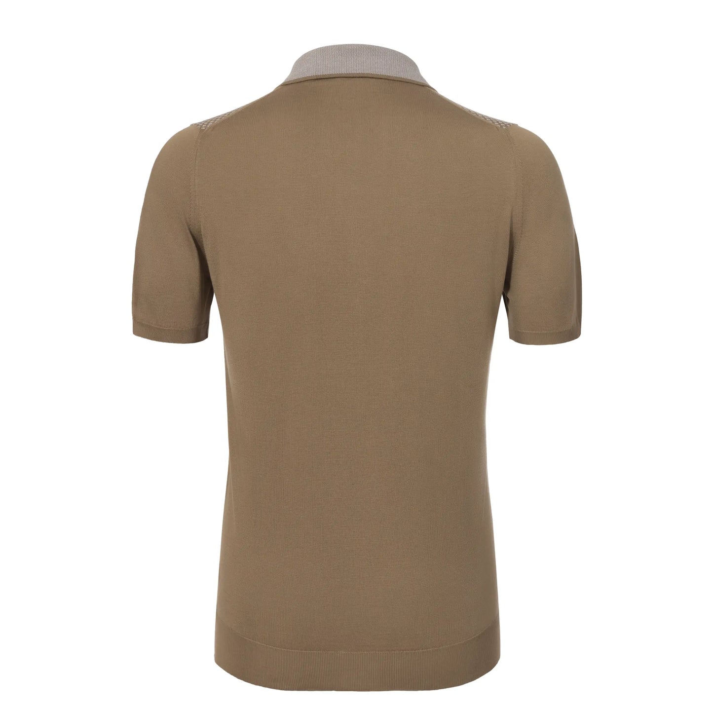 All-Monogram Polo Shirt in Sand Brown