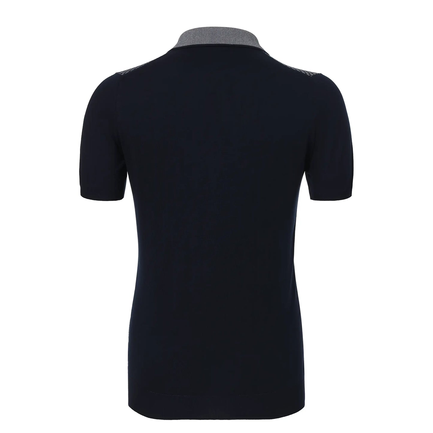All-Monogram Cotton Polo Shirt in Blue
