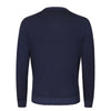Cashmere-Silk Pullover in Ocean Blue