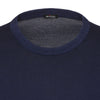 Cashmere-Silk Pullover in Ocean Blue