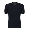 Cotton T-Shirt Sweater in Dark Blue
