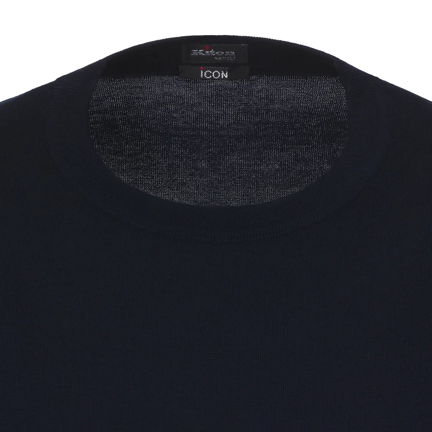 Cotton T-Shirt Sweater in Dark Blue