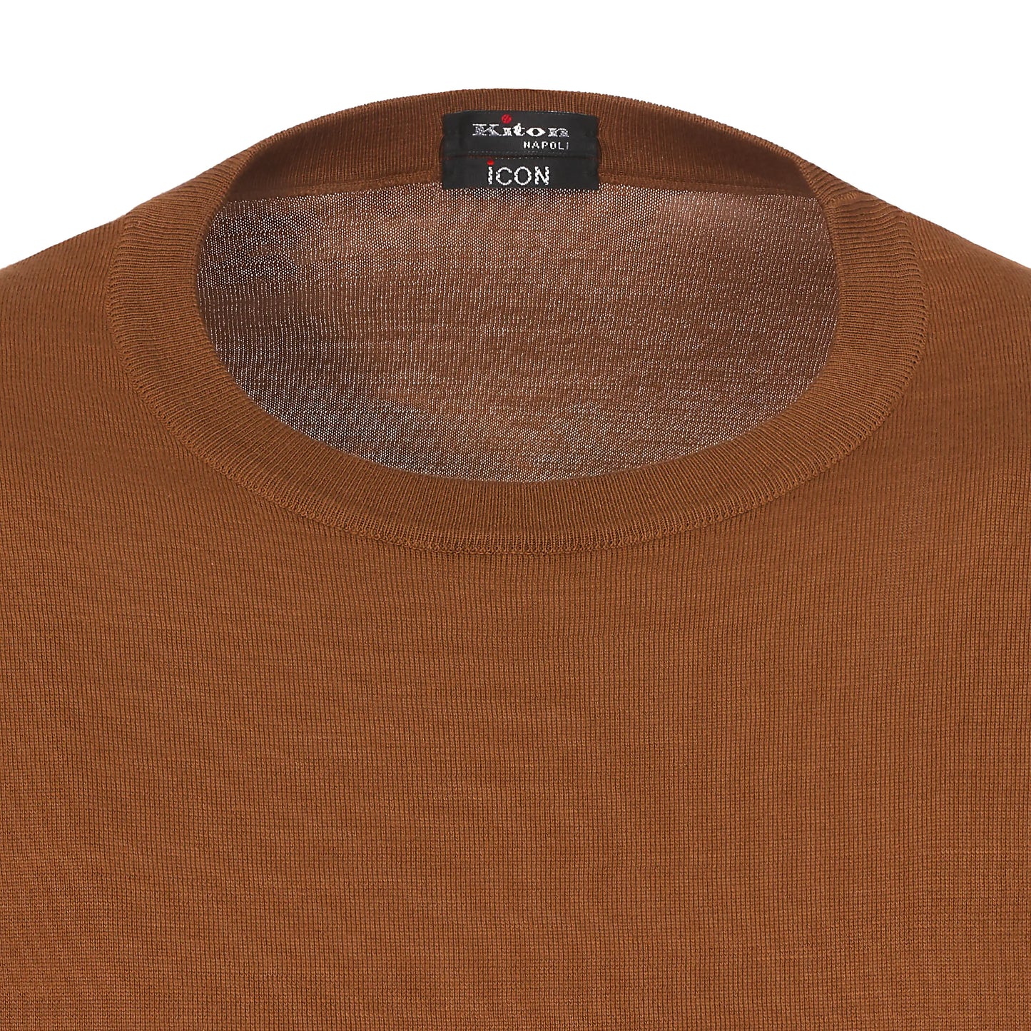 Cotton T-Shirt Sweater in Desert Brown