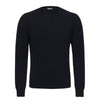 Knitted Cashmere Sweater in Navy Blue