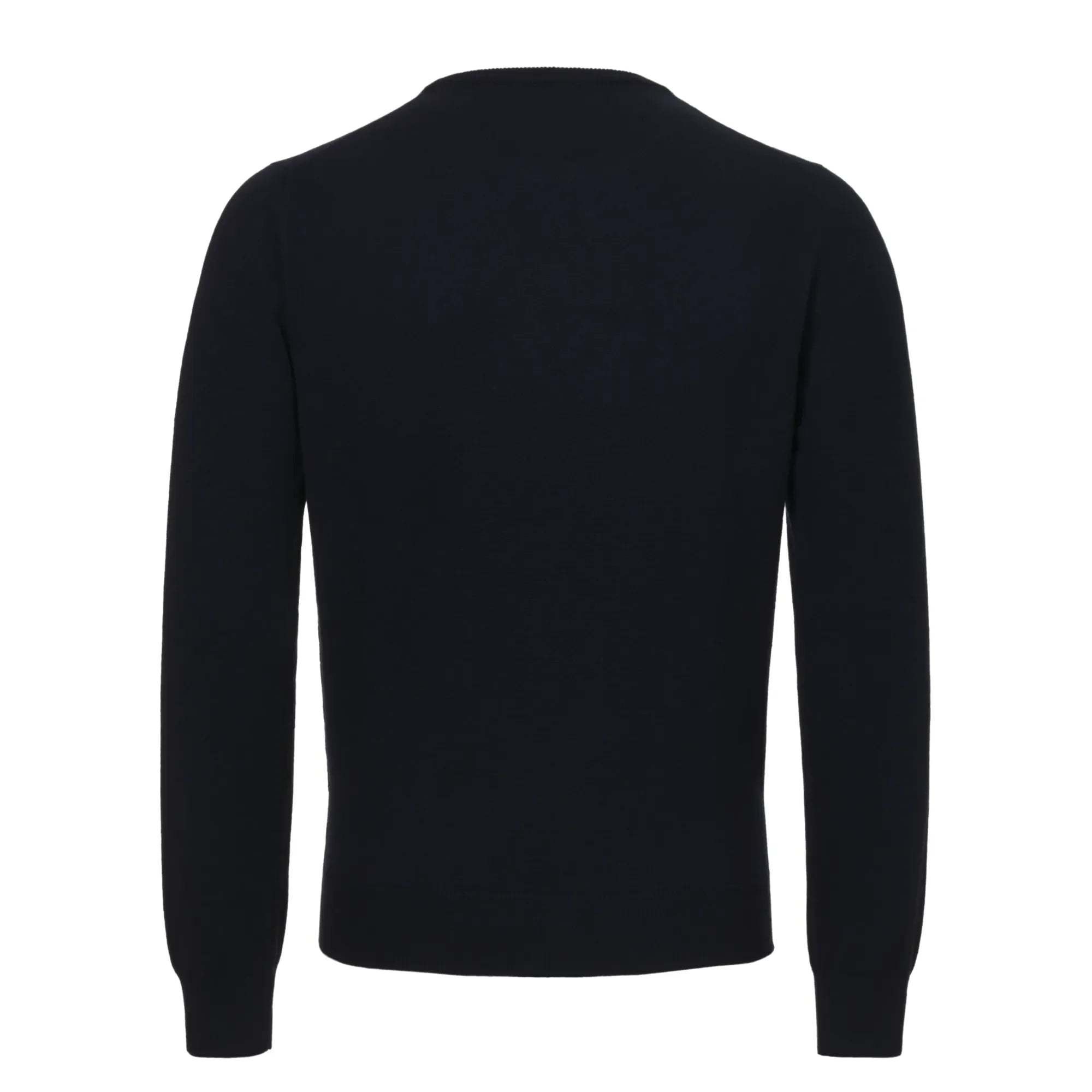 Knitted Cashmere Sweater in Navy Blue