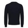 Knitted Cashmere Sweater in Navy Blue