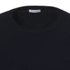 Knitted Cashmere Sweater in Navy Blue