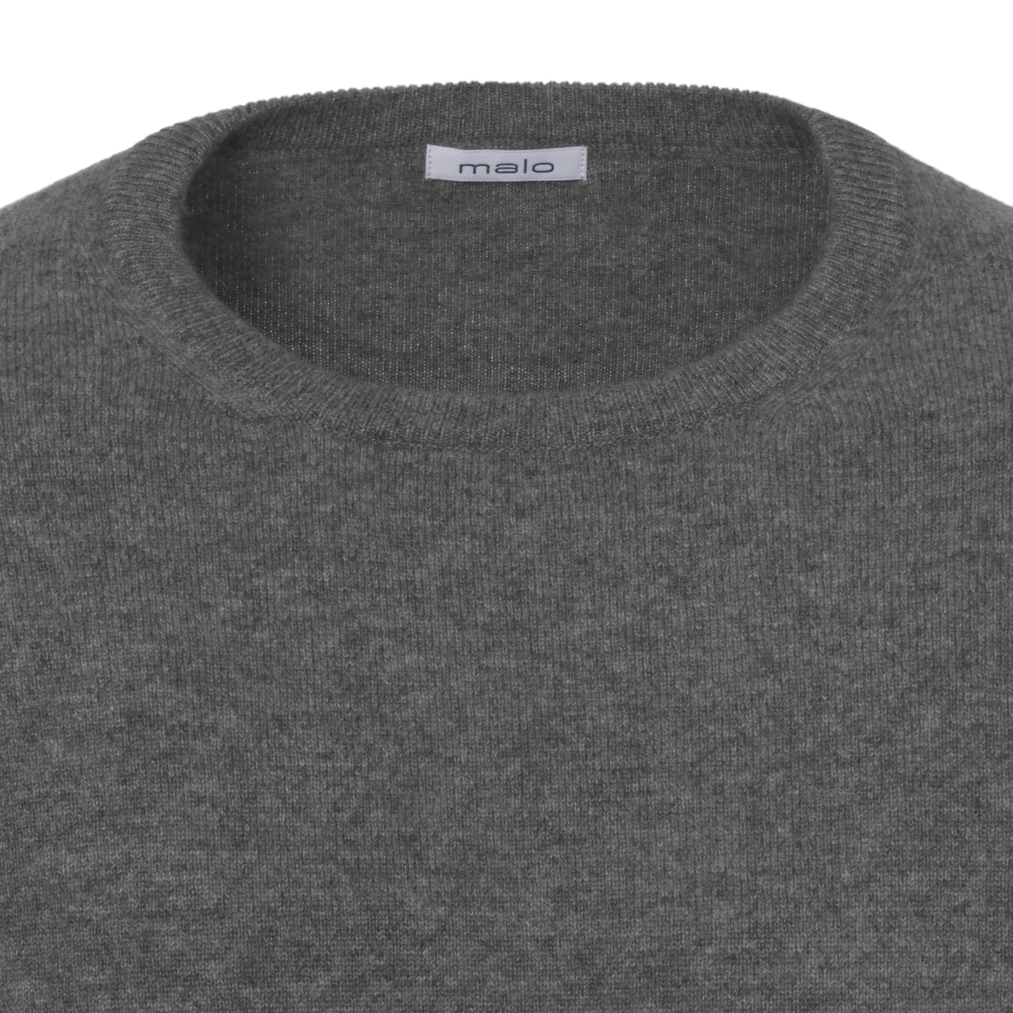 Knitted Cashmere Sweater in Grey