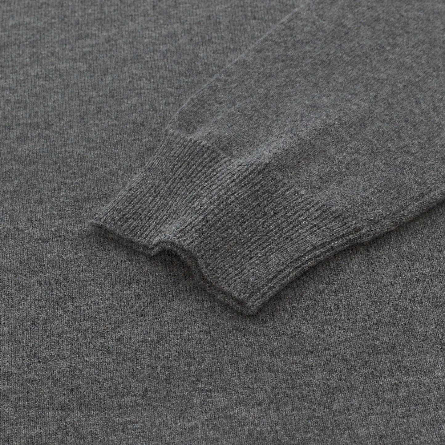 Knitted Cashmere Sweater in Grey