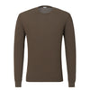 Cotton Pullover in Marrone Brown