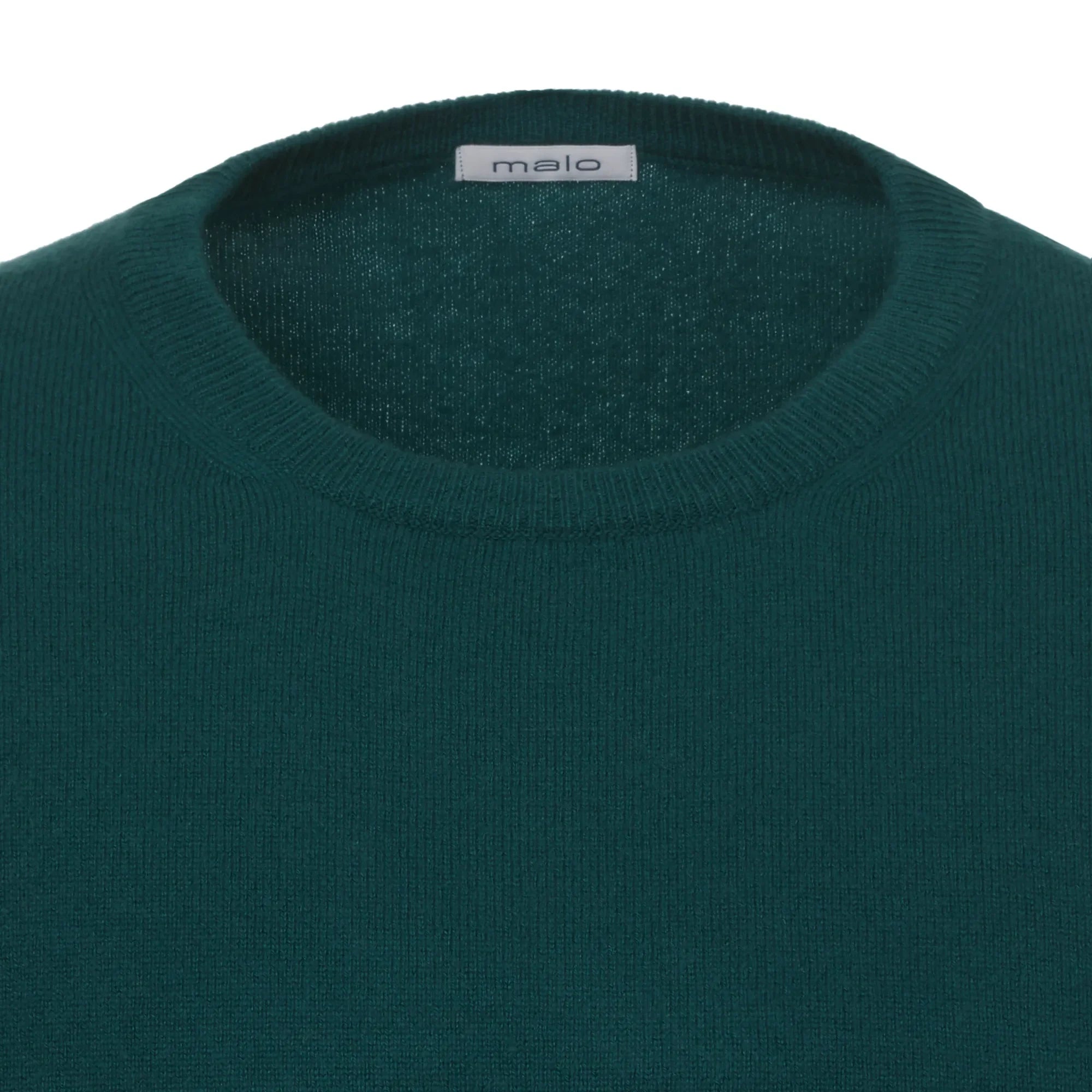 Knitted Cashmere Pine Green Sweater