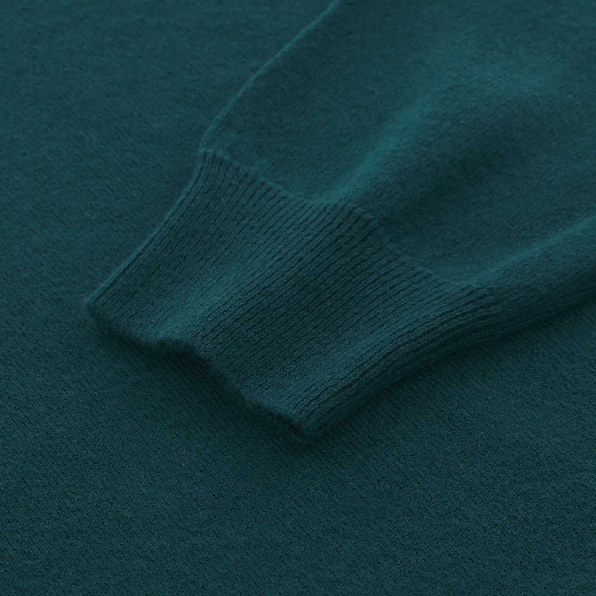 Knitted Cashmere Pine Green Sweater