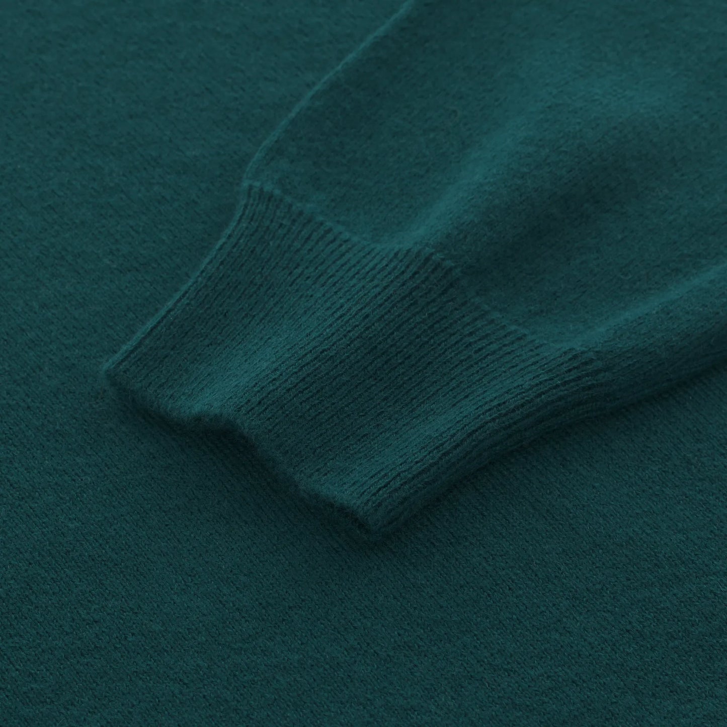 Knitted Cashmere Pine Green Sweater