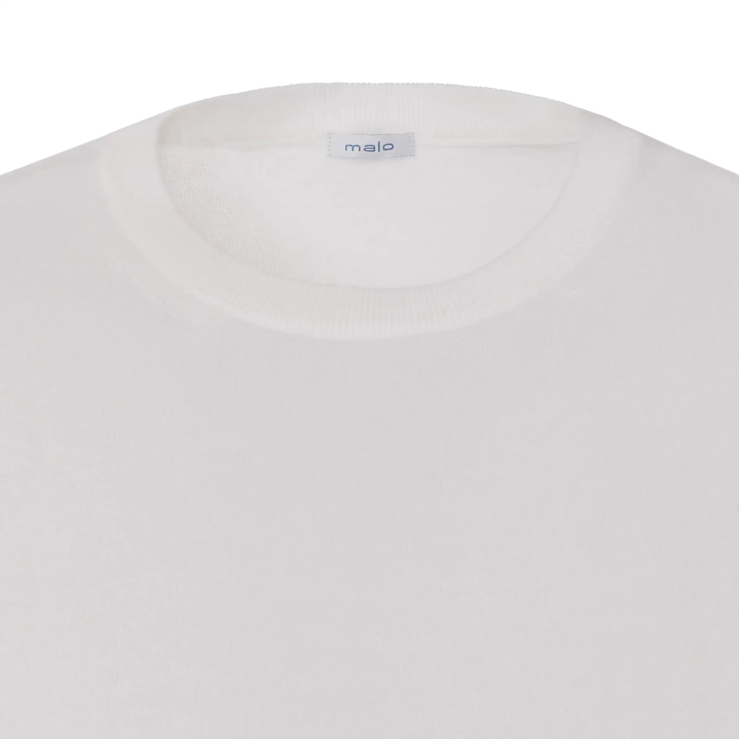 Cotton T-Shirt Sweater in White