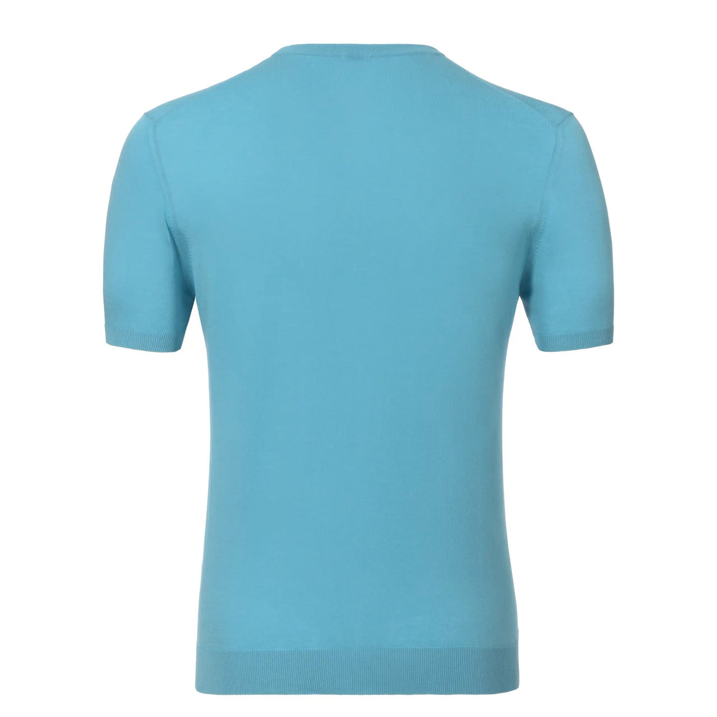 Cotton T-Shirt Sweater in Sky Blue