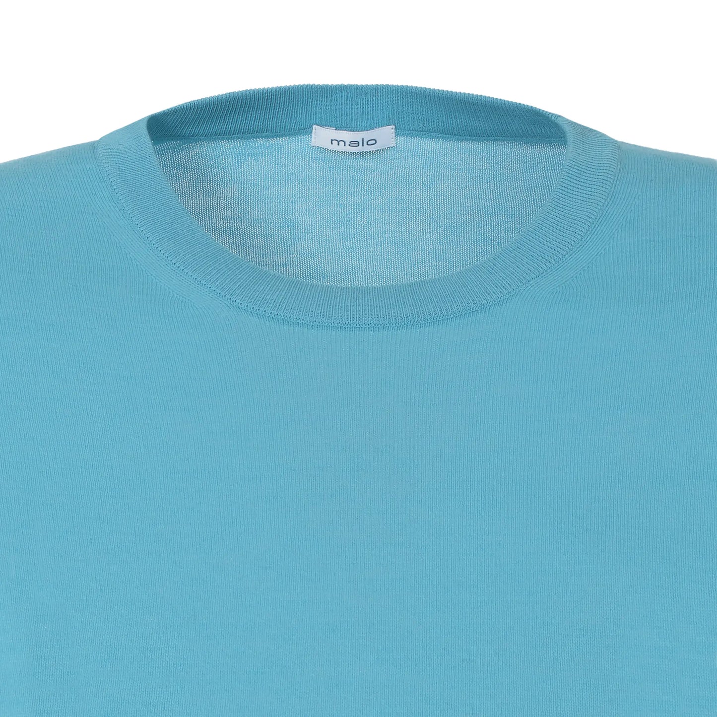 Cotton T-Shirt Sweater in Sky Blue