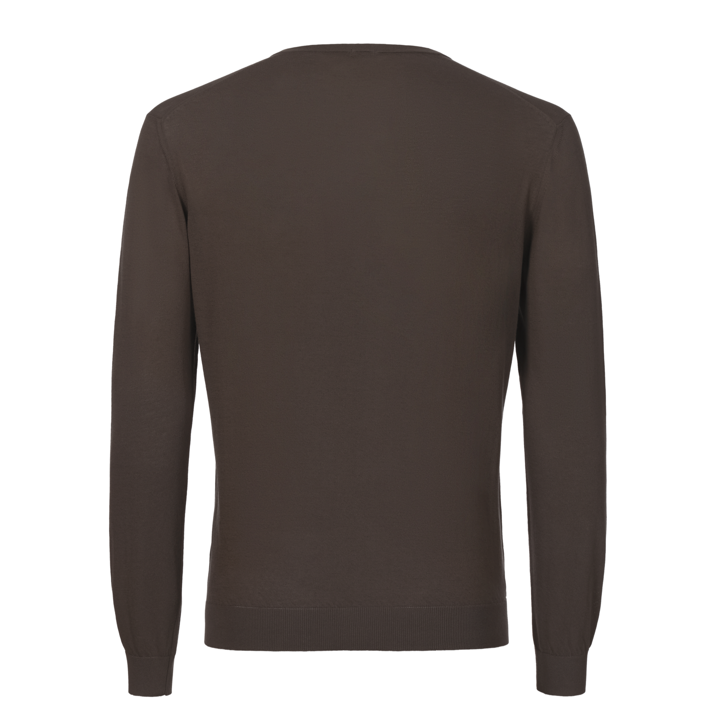 V-Neck Long Sleeve in Brown