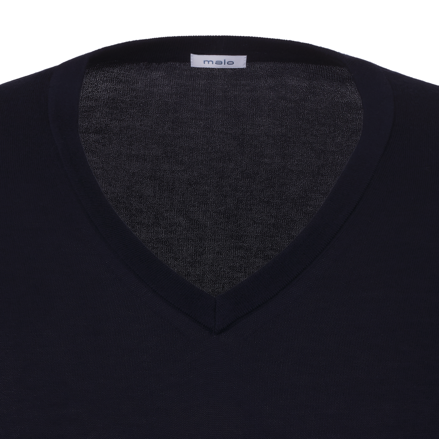 V-Neck Long Sleeve in Blue