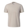 T-Shirt aus Baumwoll- und Kaschmirmischung in Hellbeige