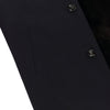 Kiton Single-Breasted Cashmere Coat with Fur Lining in Dark Blue - SARTALE