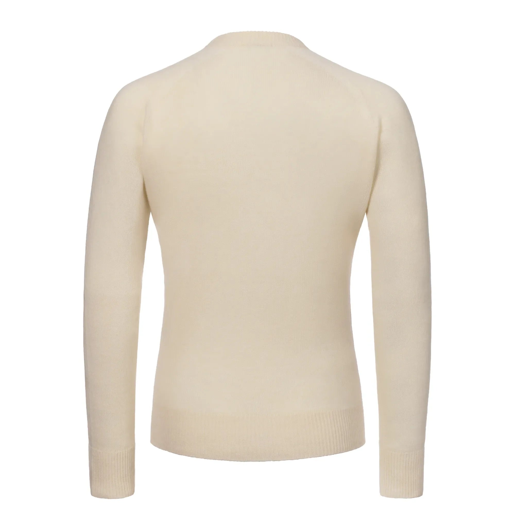 Knitted Cashmere Cream White Sweater