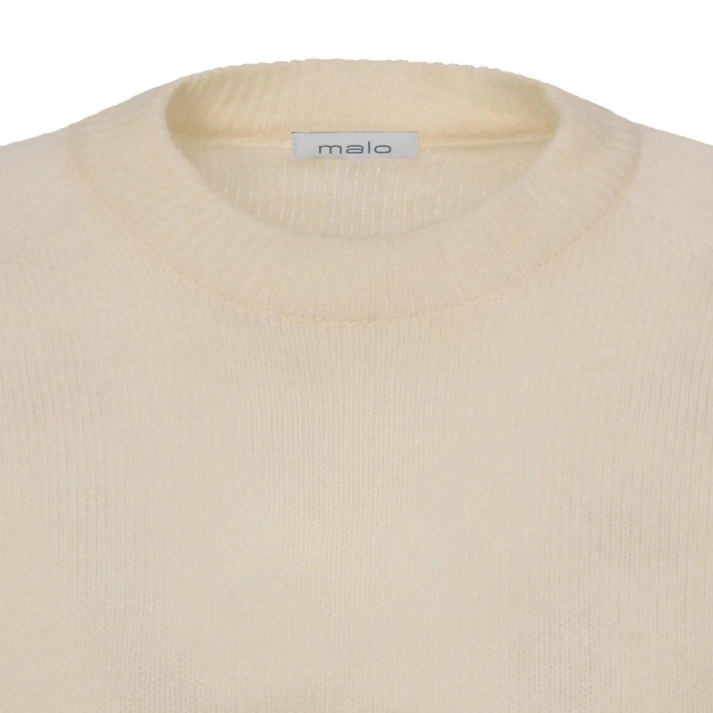 Knitted Cashmere Cream White Sweater