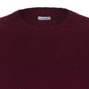 Knitted Cashmere Sweater in Red Melange