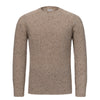 Knitted Cashmere Brown Melange Sweater