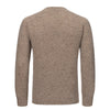Knitted Cashmere Brown Melange Sweater