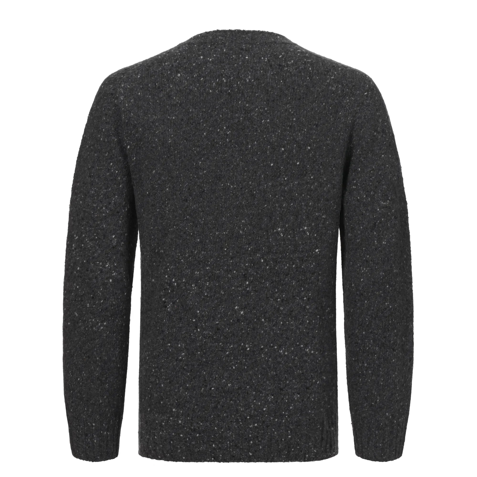 Knitted Cashmere Grey Melange Sweater
