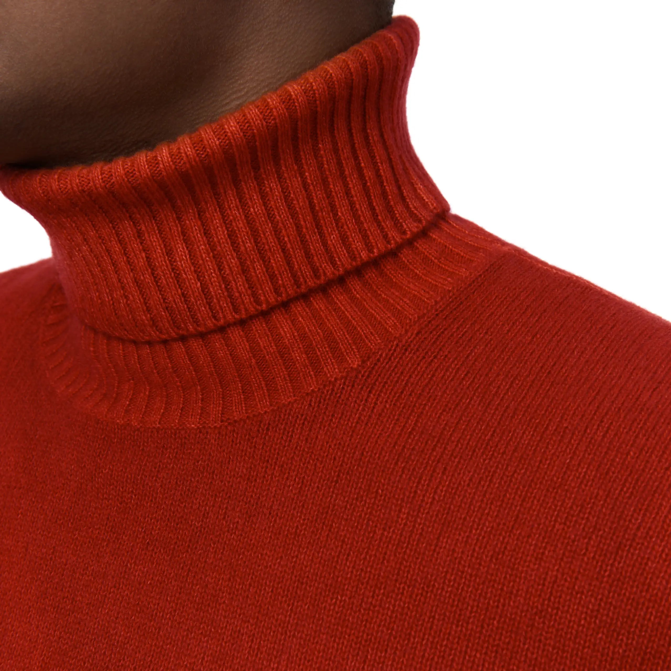 Cashmere-Blend Rollneck Sweater