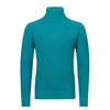 Turtleneck Cashmere Sea Wave Blue Sweater