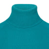 Turtleneck Cashmere Sea Wave Blue Sweater