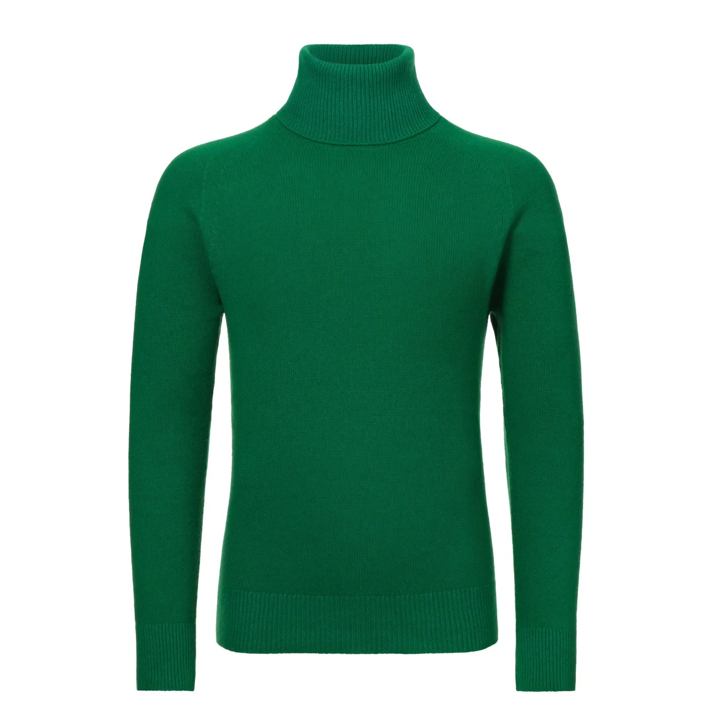 Turtleneck Cashmere Forest Green Sweater