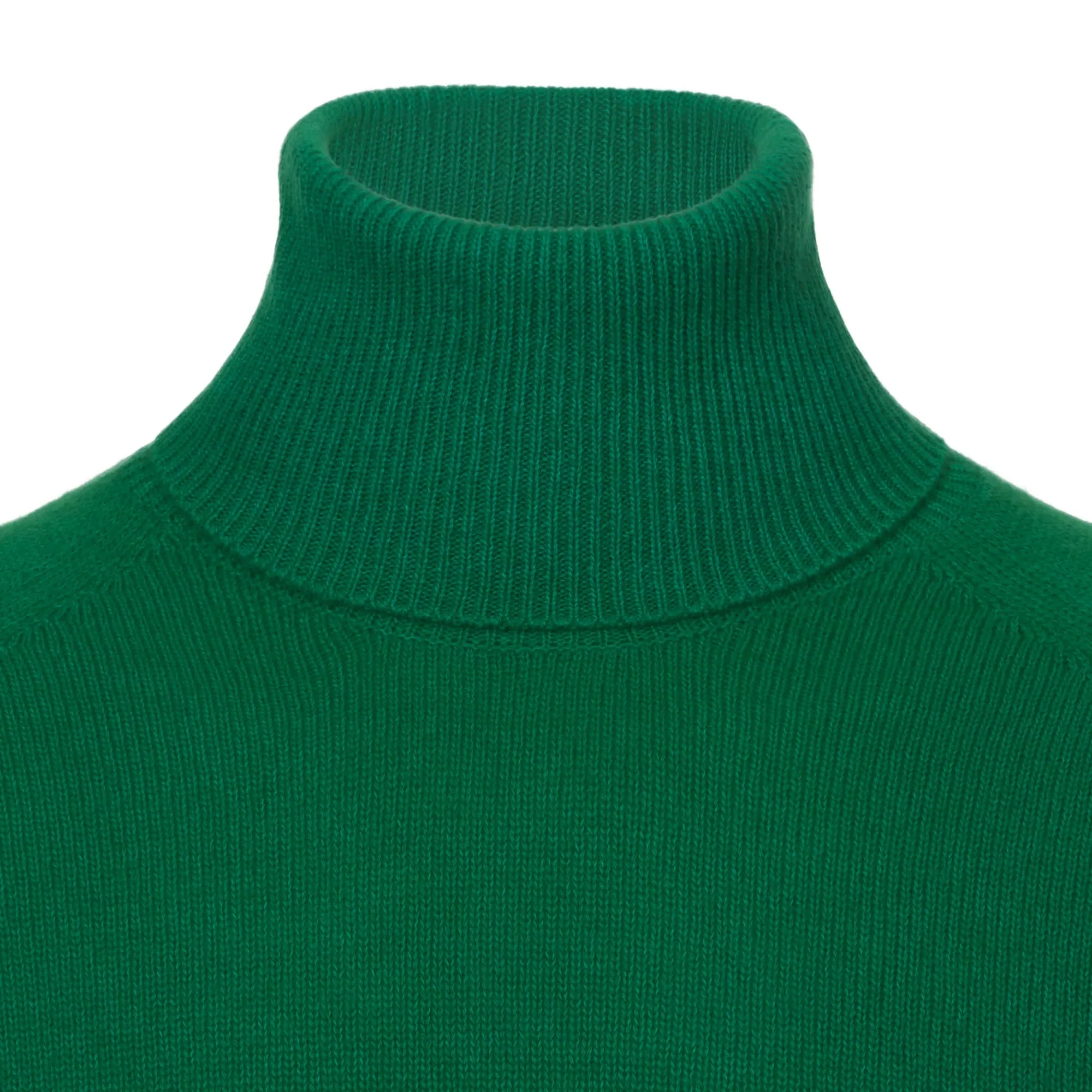 Turtleneck Cashmere Forest Green Sweater