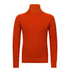 Turtleneck Cashmere Red Orange Sweater
