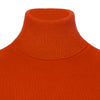 Turtleneck Cashmere Red Orange Sweater