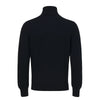 Knitted Turtleneck Sweater in Dark Blue