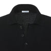 Cotton Knitted Polo in Dark Blue