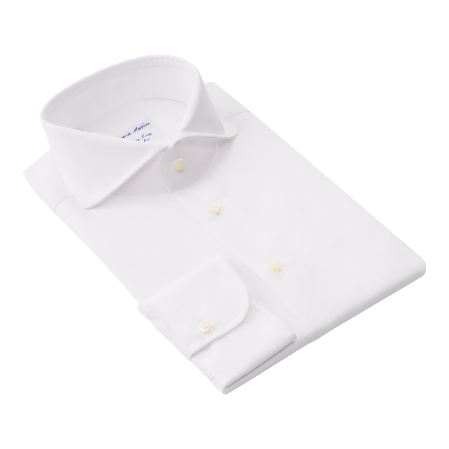 Emanuele Maffeis "All Day Long Collection" Cotton White Shirt - SARTALE